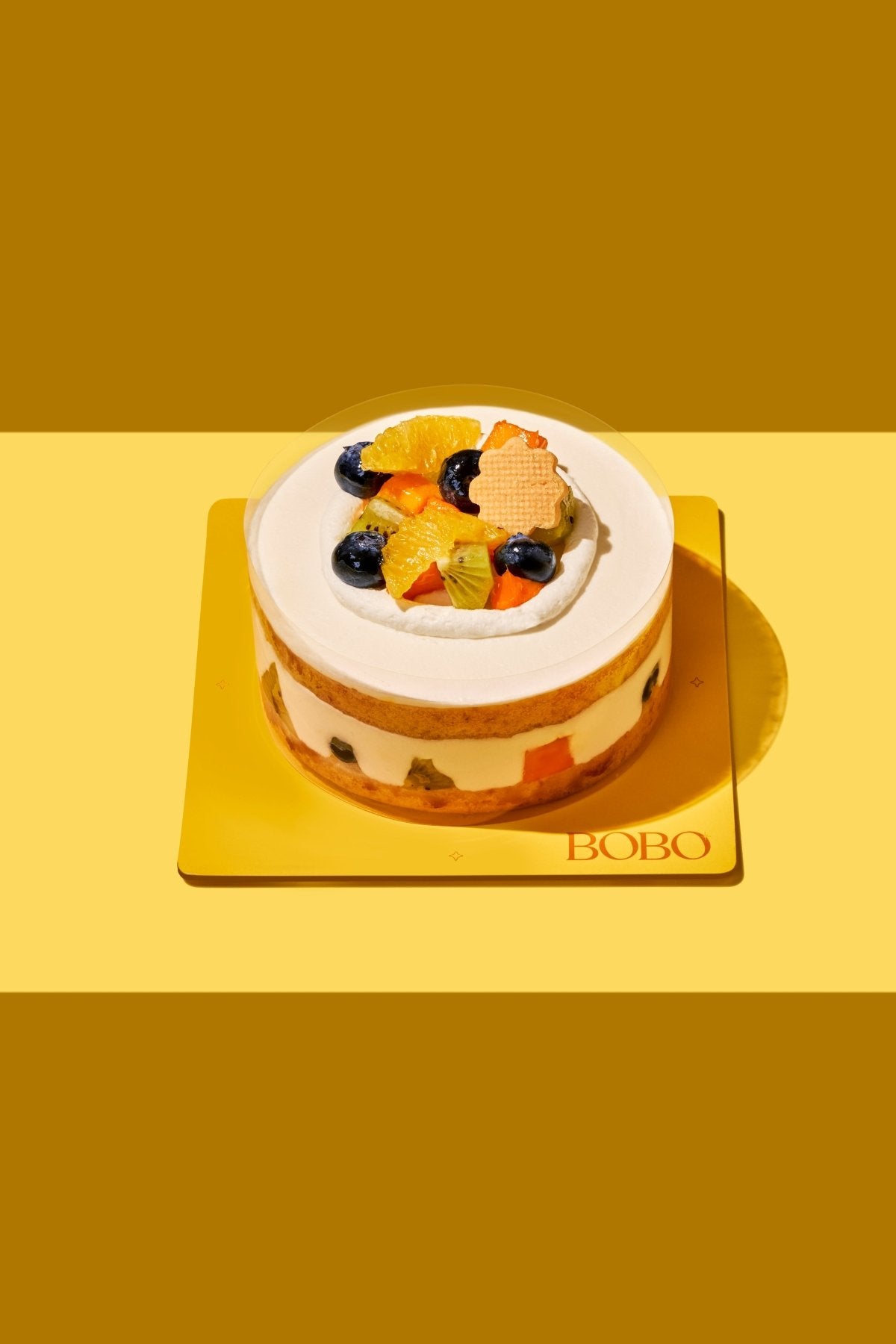 0.5 Kg Eggless Mixed Fruit Cake - Bobo Cakery