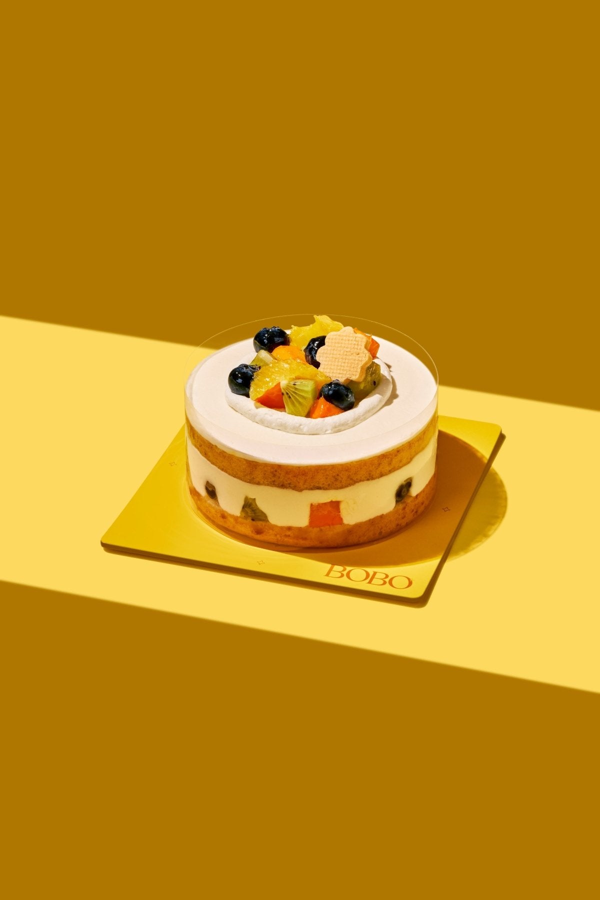 0.5 Kg Eggless Mixed Fruit Cake - Bobo Cakery
