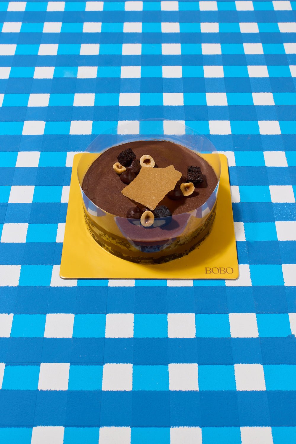 0.5 Kg Hazelnut Fudge Cake - Bobo Cakery
