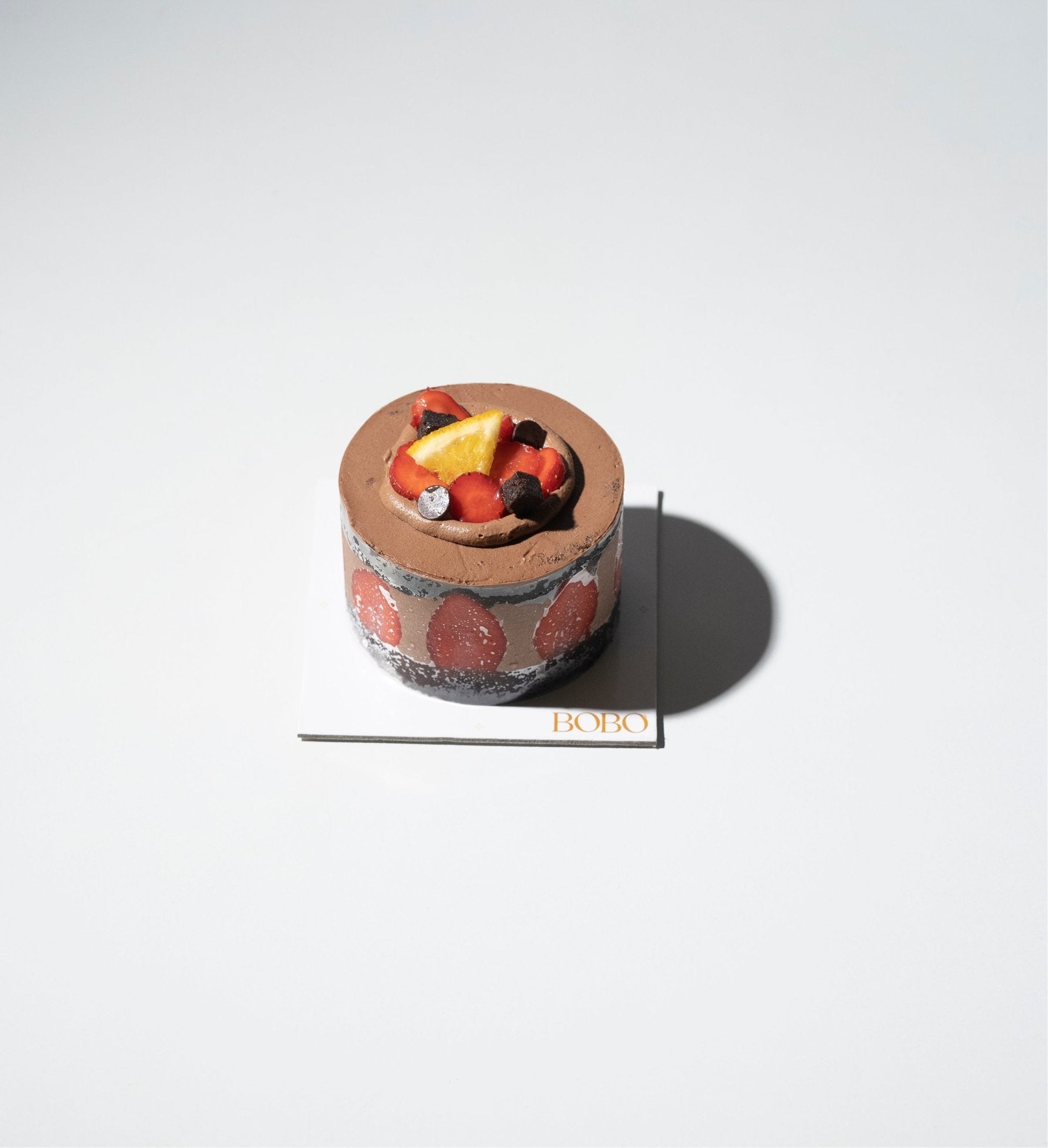 Bento Chocolate Strawberry Cake 320g - Bobo Cakery
