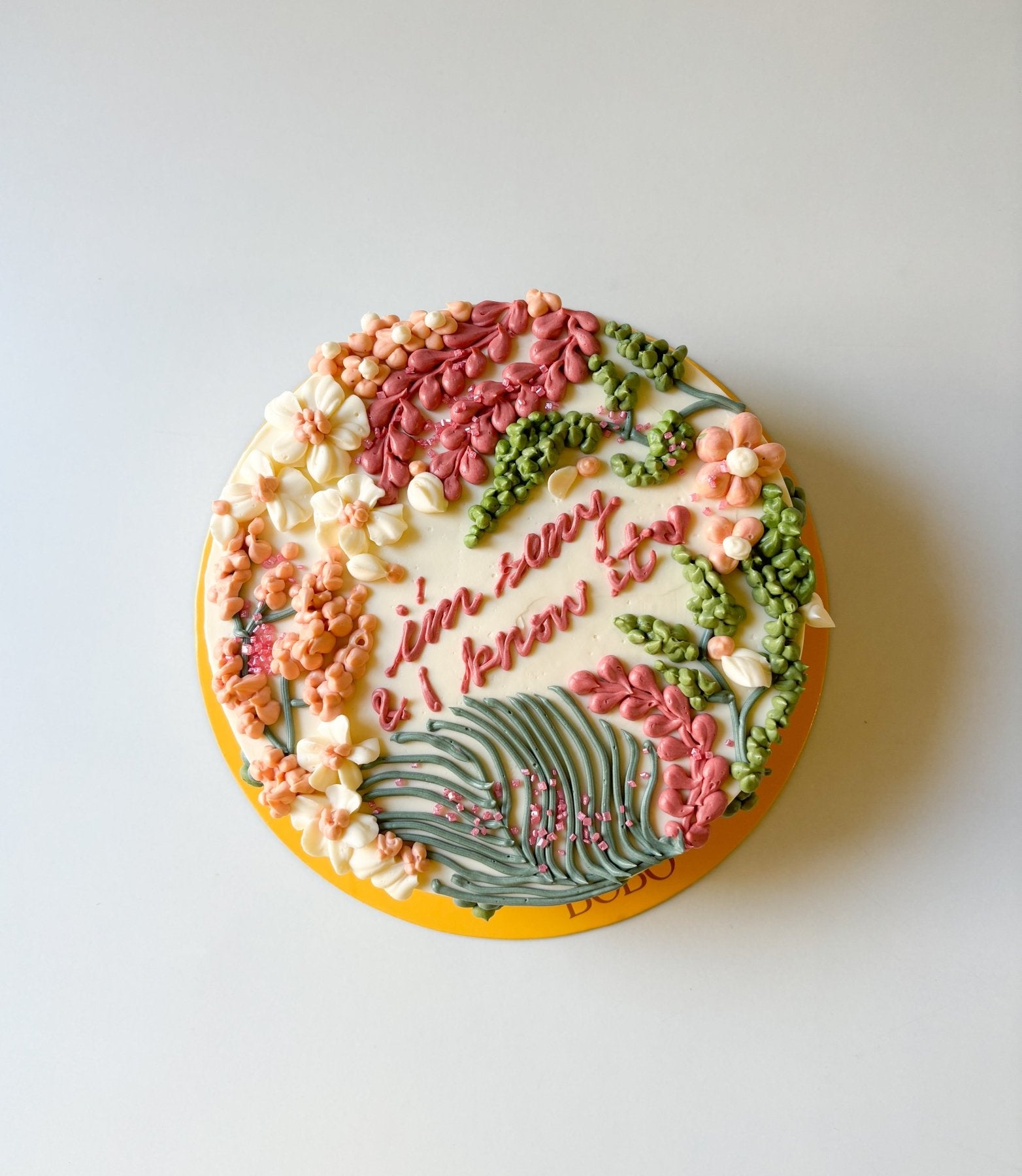BOBO Signature Floral Wreath Cake - Bobo Cakery