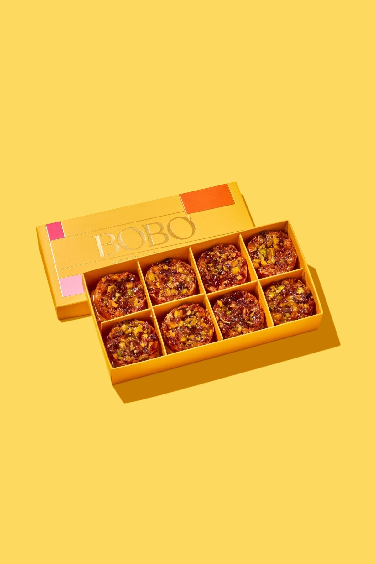 Box Of 8 Pistachio Cranberry Florentines - Bobo Cakery