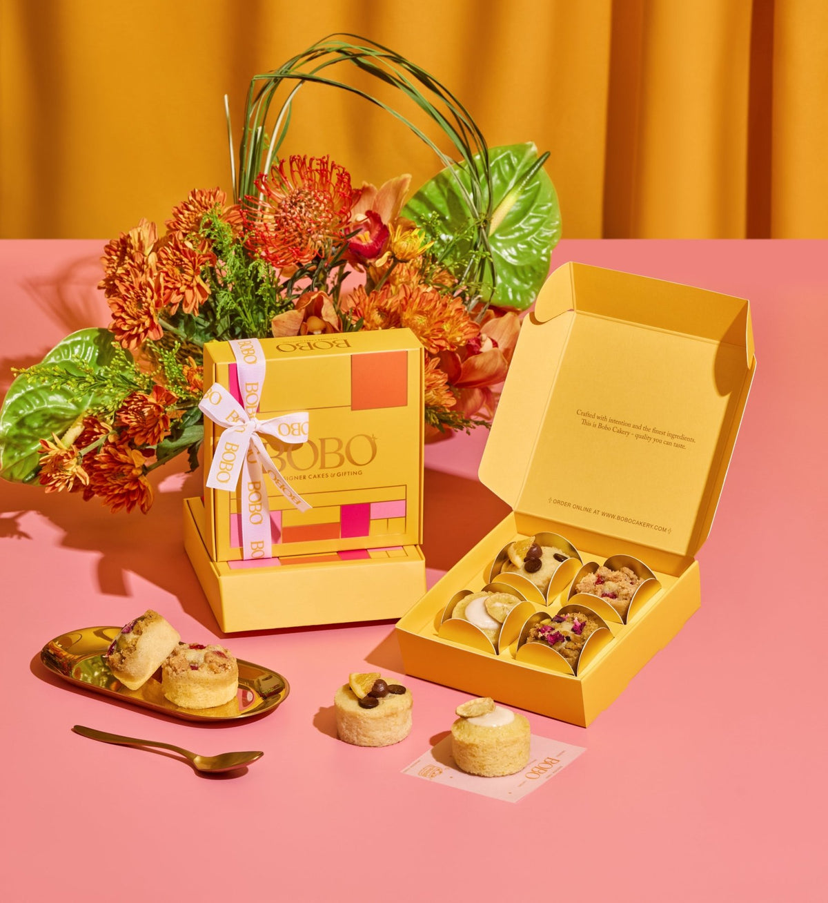{Egg Free} Box Of 4 Mixed Mini Pound Cakes - Bobo Cakery