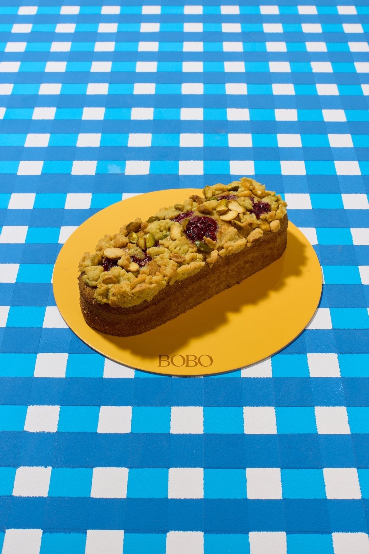 {Egg Free} Pistachio Raspberry Cake - Bobo Cakery