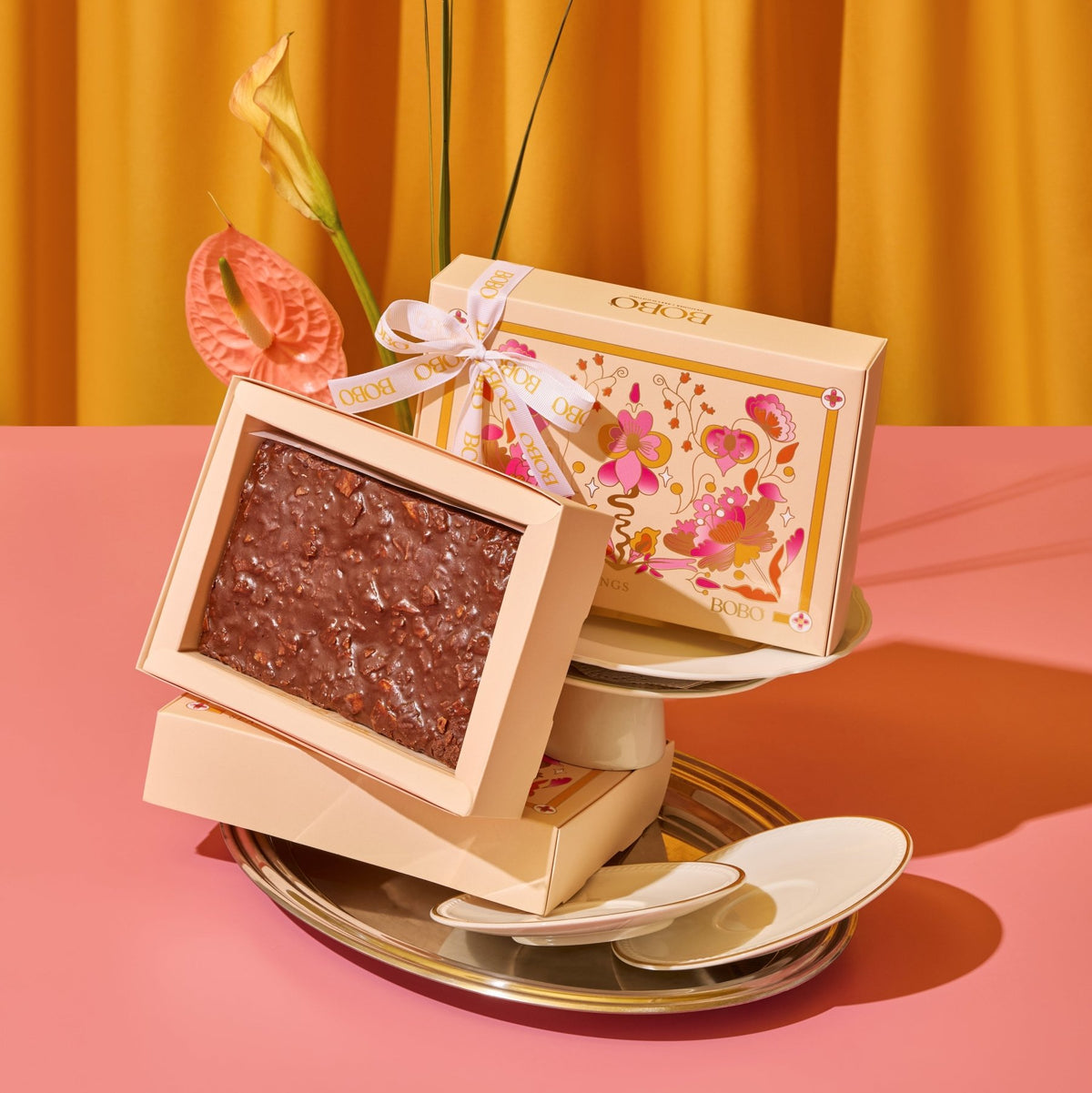 {Egg Free} Rocher Cake - Bobo Cakery