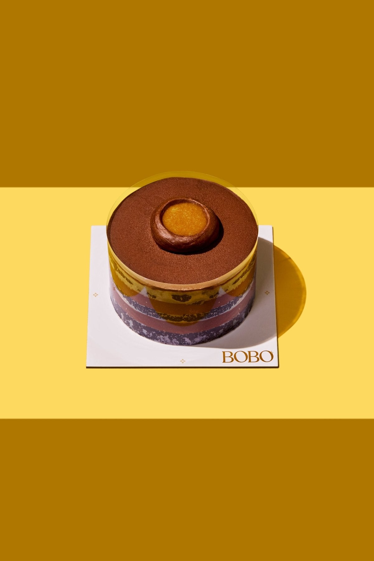 Eggless Chocolate Caramel Cake Bento - Bobo Cakery