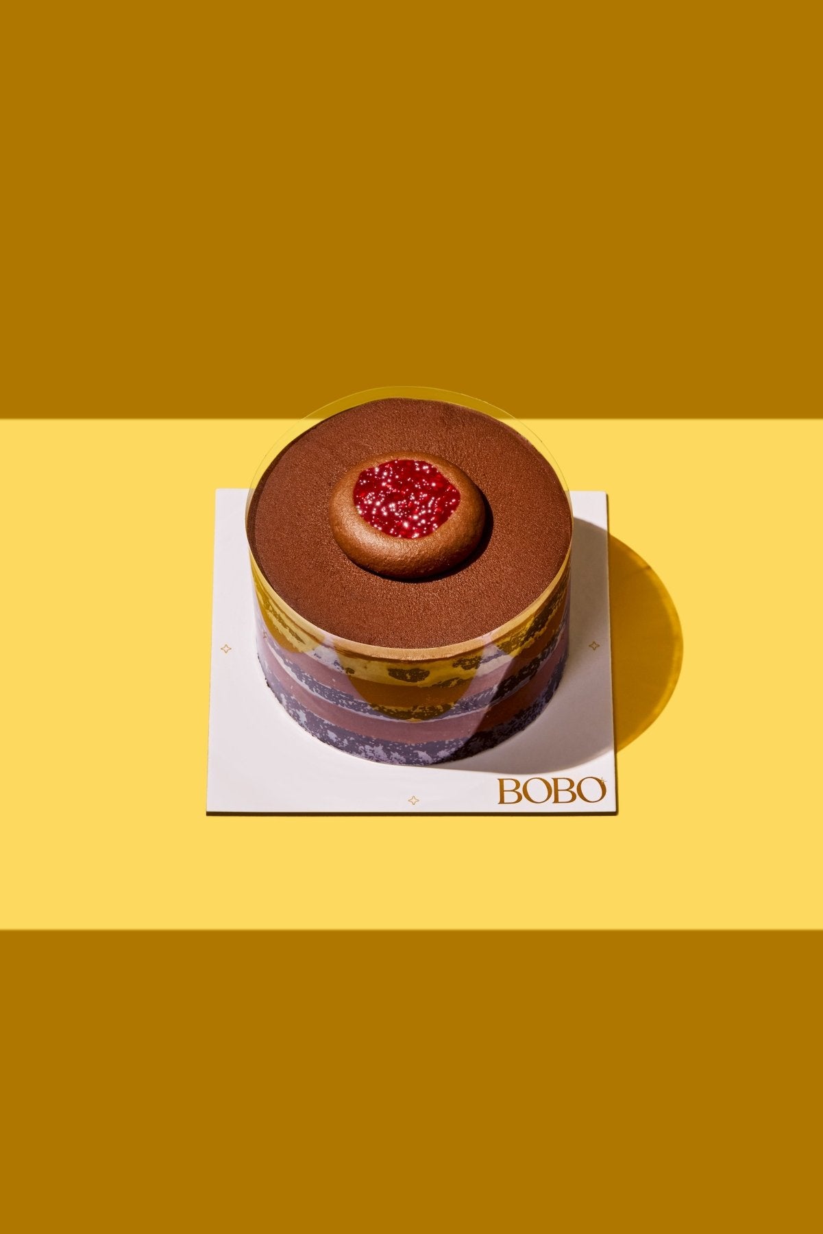 Eggless Chocolate Raspberry Cake Bento - Bobo Cakery