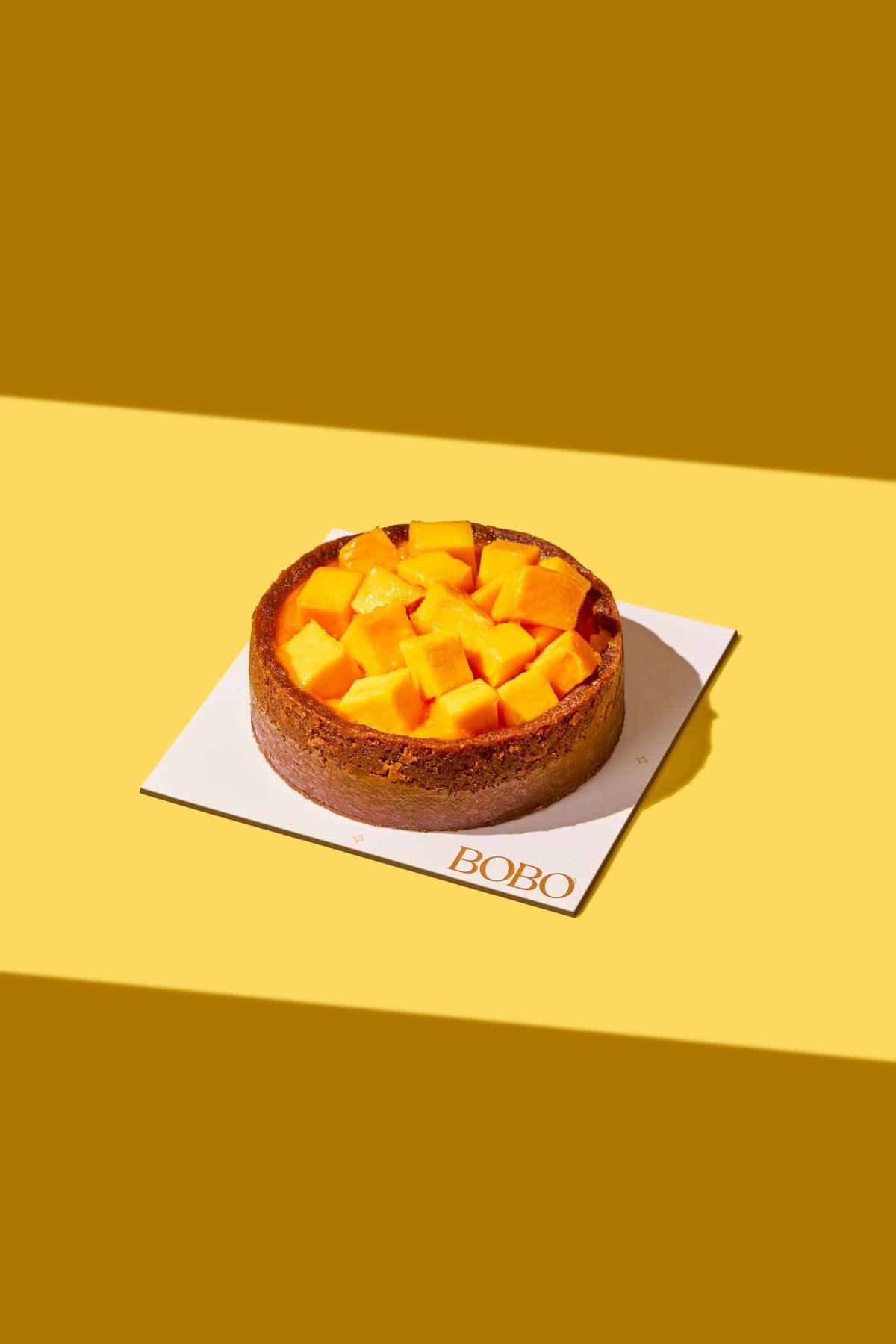 Eggless Mango Cheesecake Bento - Bobo Cakery
