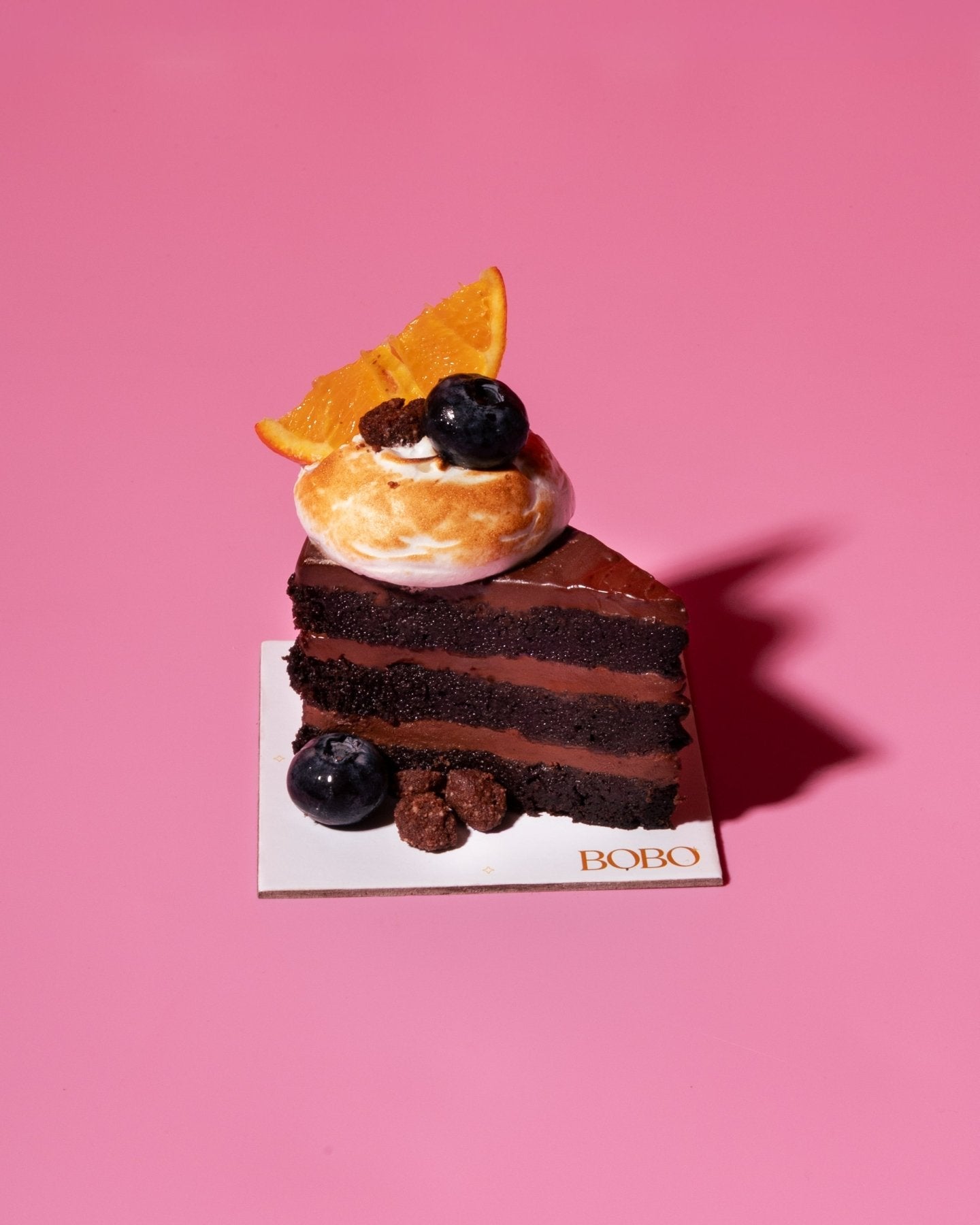 Hot Chocolate Cake Slice - Bobo Cakery