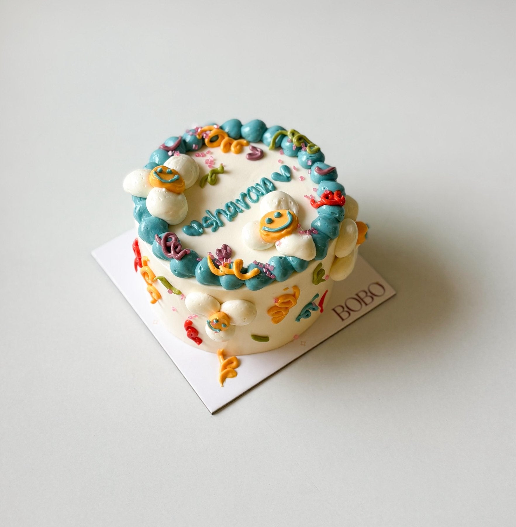 Sunflower Confetti Bento - Bobo Cakery