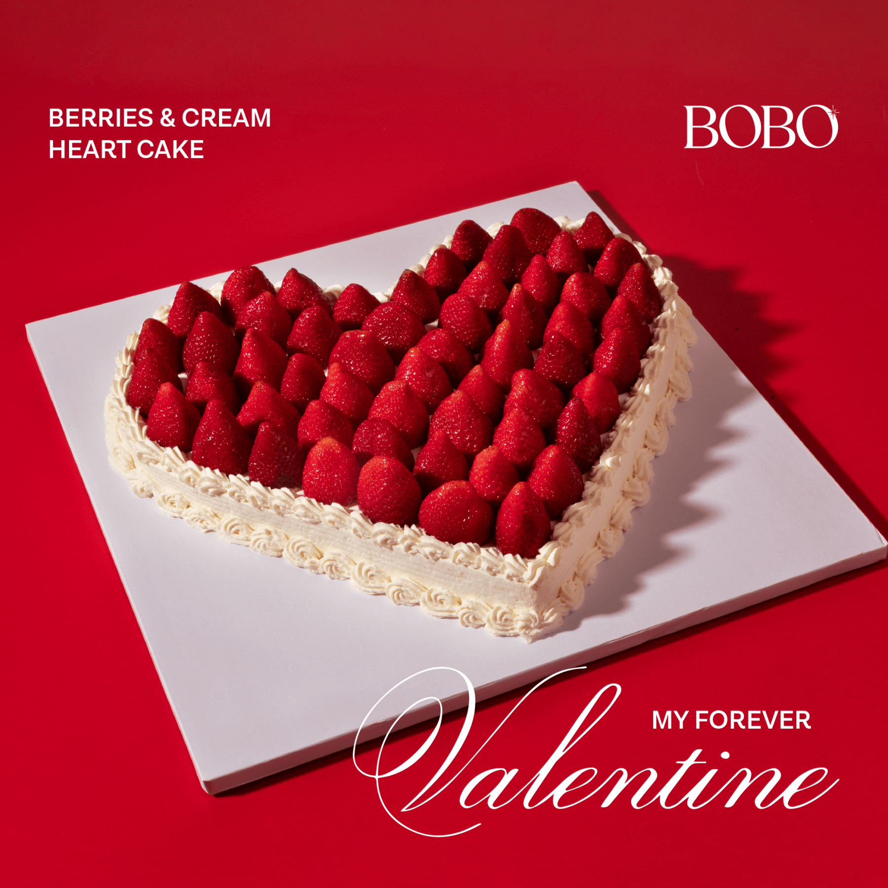 XXL Heart Cake 2.5 Kg - Bobo Cakery